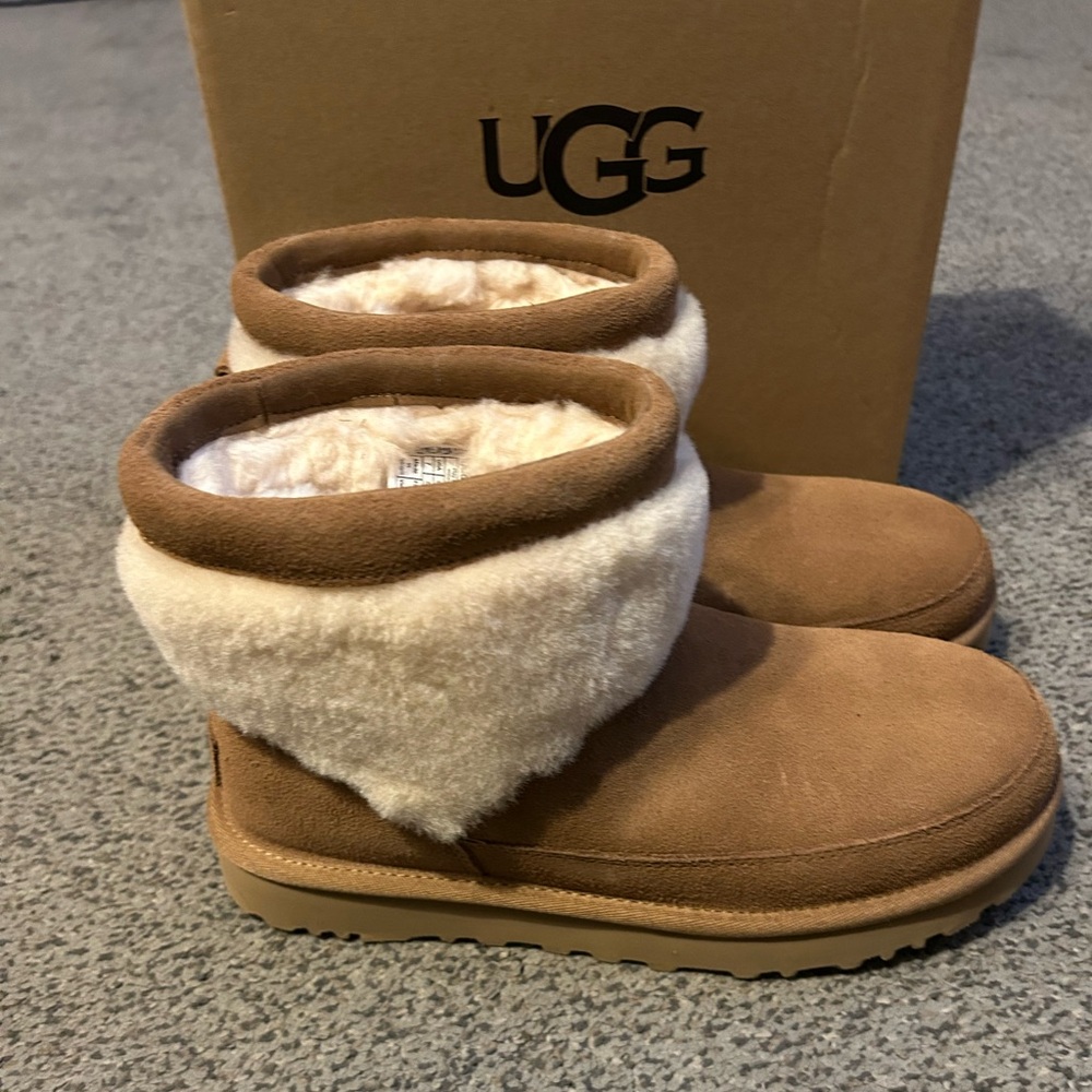 Ugg Classic Mini Snugscape - chestnut 7